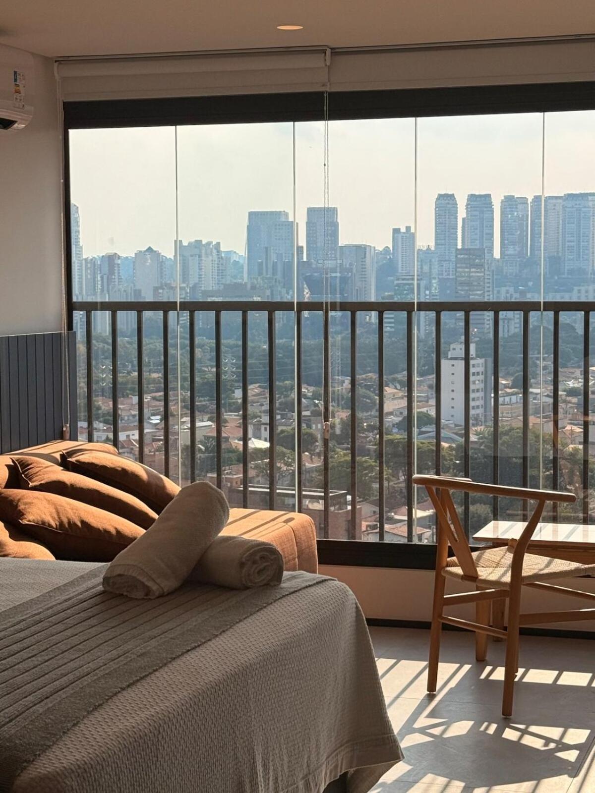 Apartamento Com Estacao De Trabalho E Vista Proximo A Faria Lima E Congonhas Sao Paulo Dış mekan fotoğraf