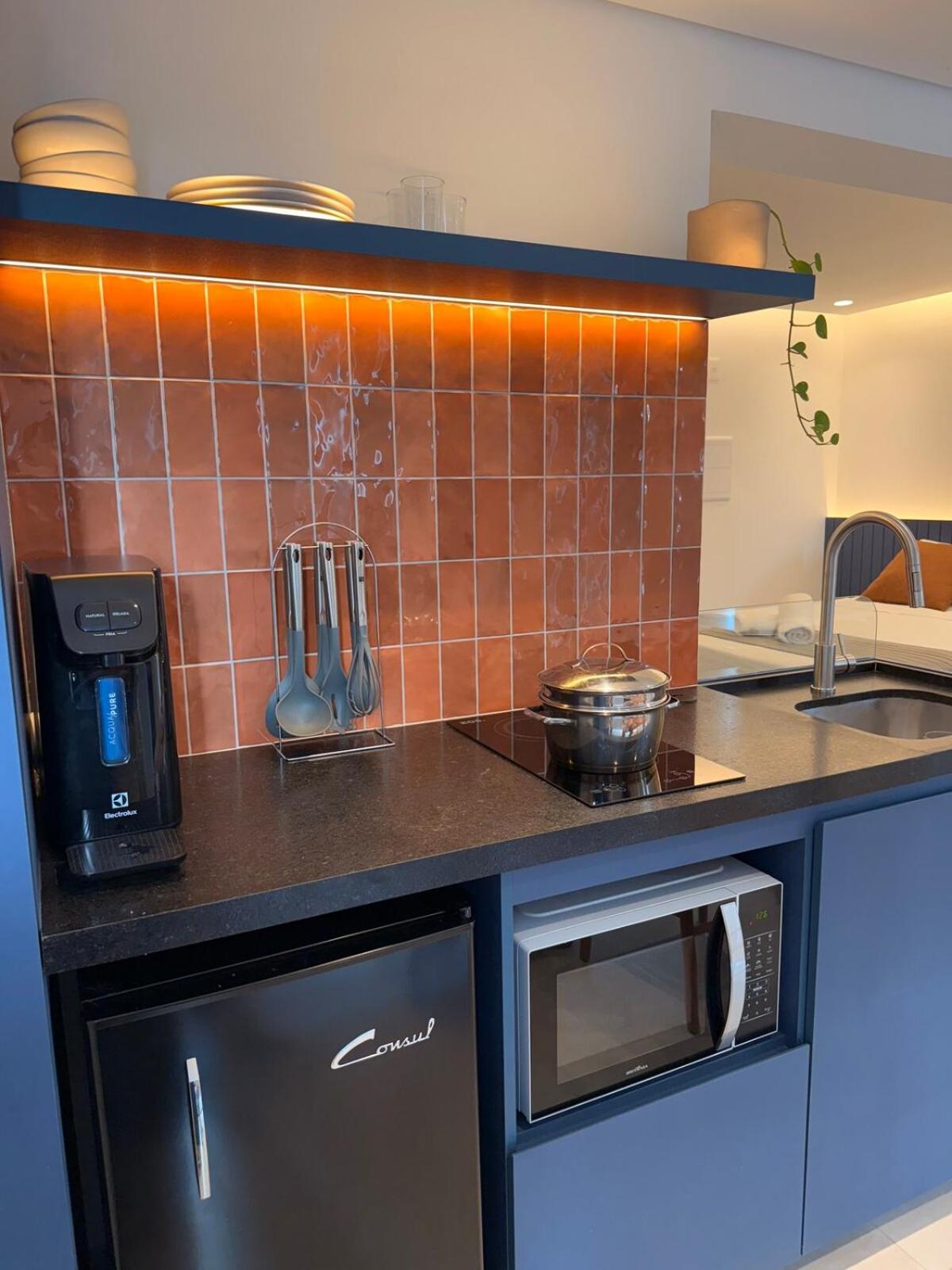 Apartamento Com Estacao De Trabalho E Vista Proximo A Faria Lima E Congonhas Sao Paulo Dış mekan fotoğraf